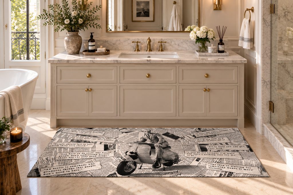 Warhol Vespa B&W – Rugs