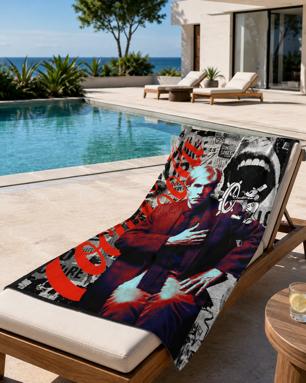 Warhol Rebel - Beach Towel