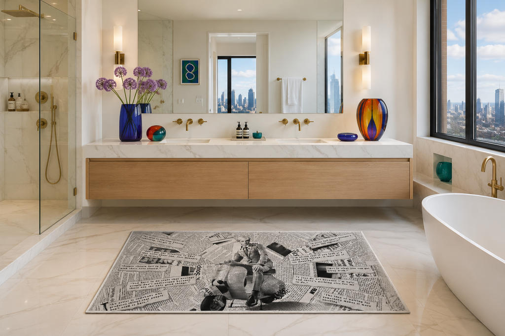 Warhol Vespa B&W – Rugs
