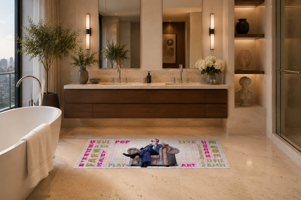 Warhol Pink Icon Chair - Rugs