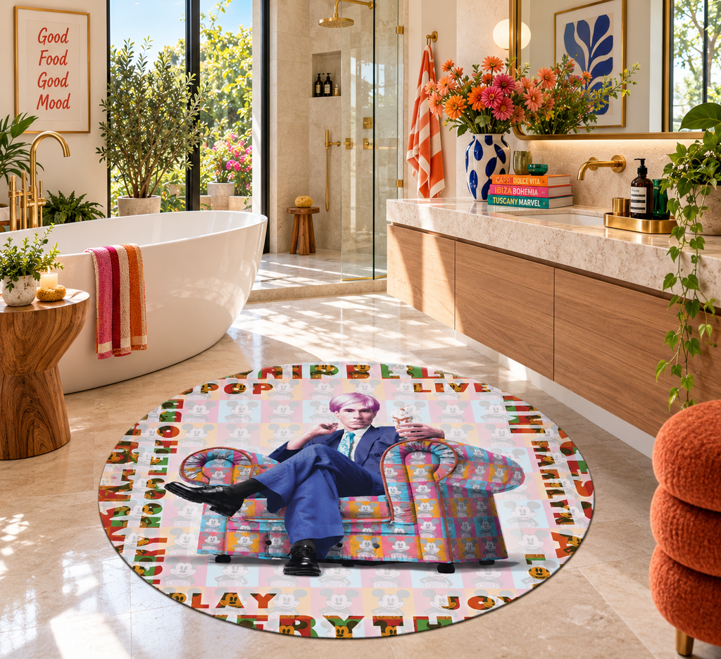 Warhol Green Icon Chair - Rugs