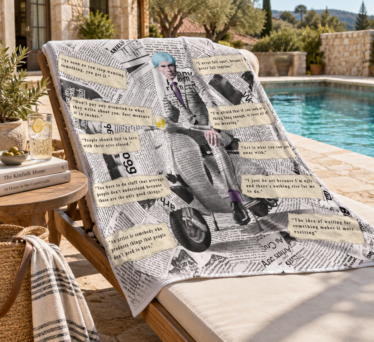 Warhol Vespa - Beach Towel