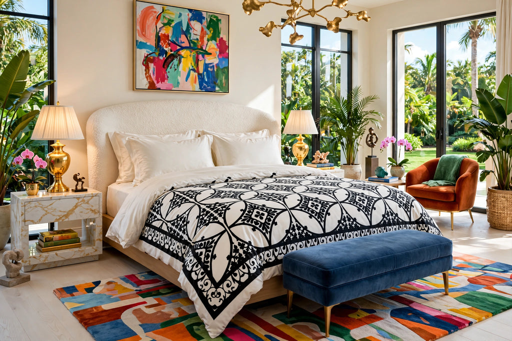 Oriental Drift - Duvet Cover