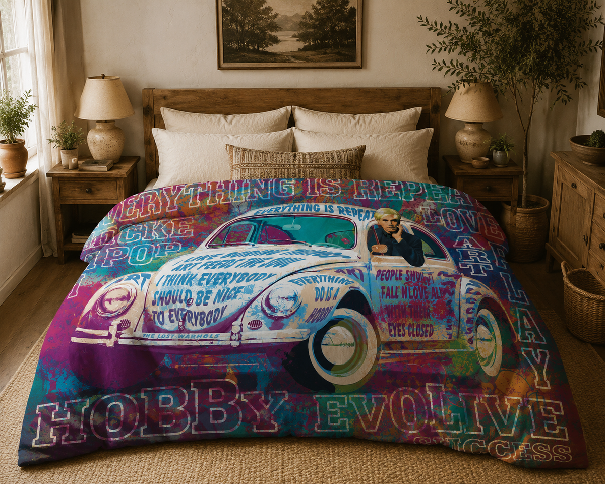 Warhol Beatles - Duvet Cover
