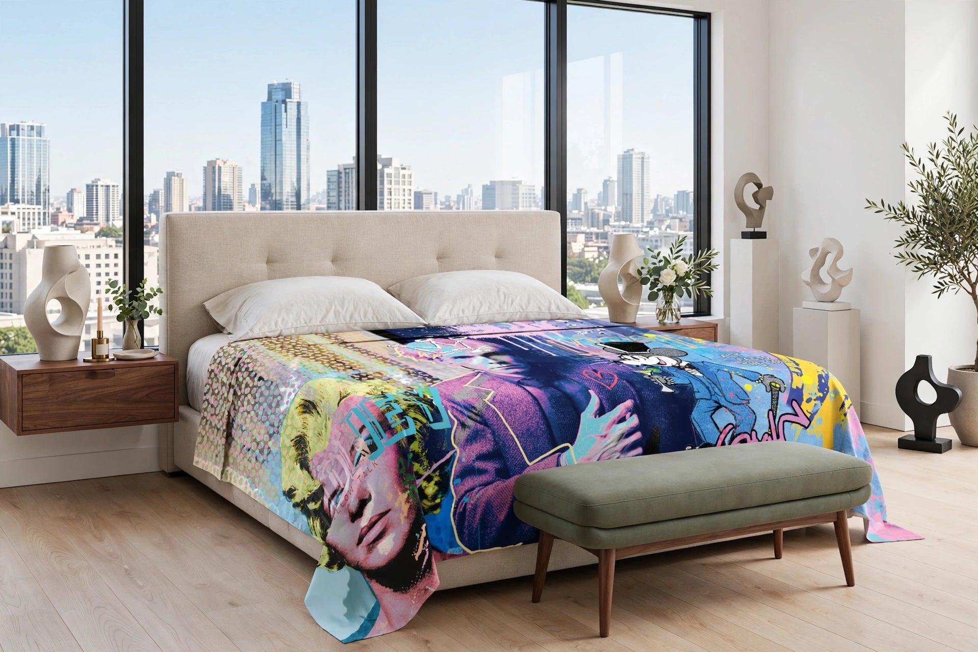 Warhol & Monroe - Duvet Cover
