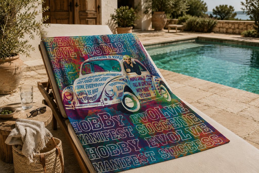 Warhol Beatles - Beach Towel