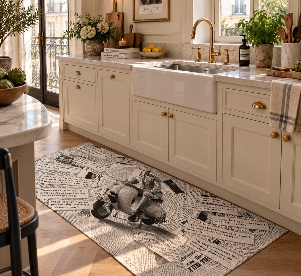 Warhol Vespa B&W – Rugs