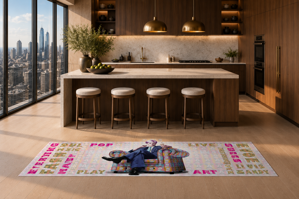 Warhol Pink Icon Chair - Rugs