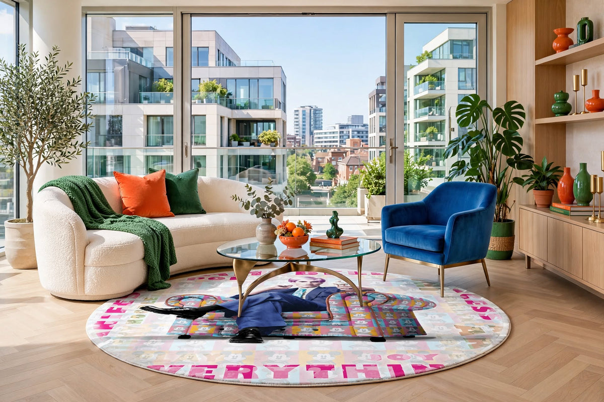 Warhol Pink Icon Chair - Rugs
