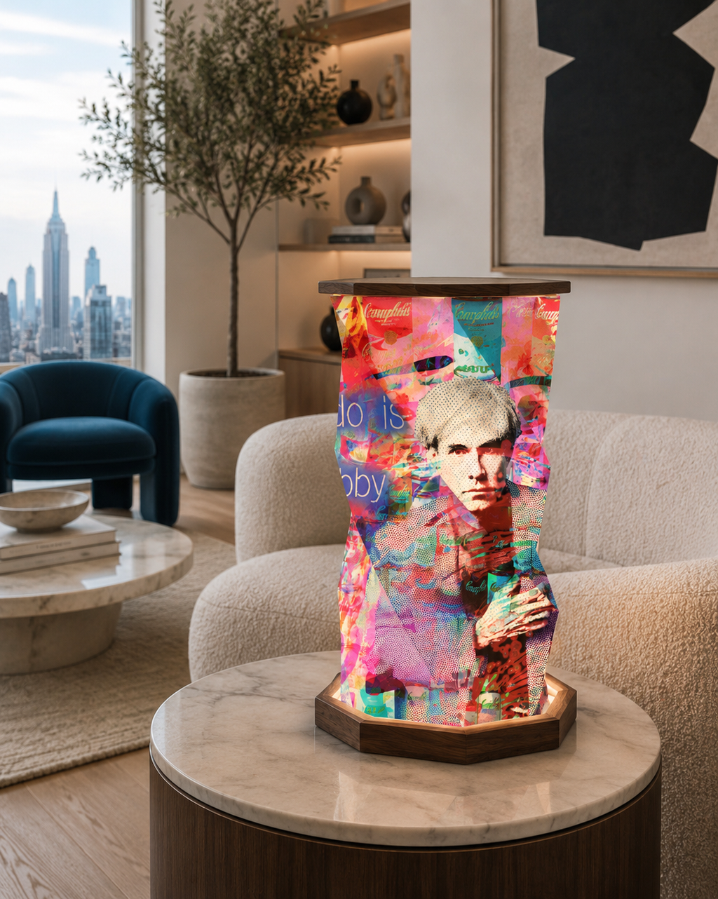 Warhol Chicken Soup Pop - Lamp