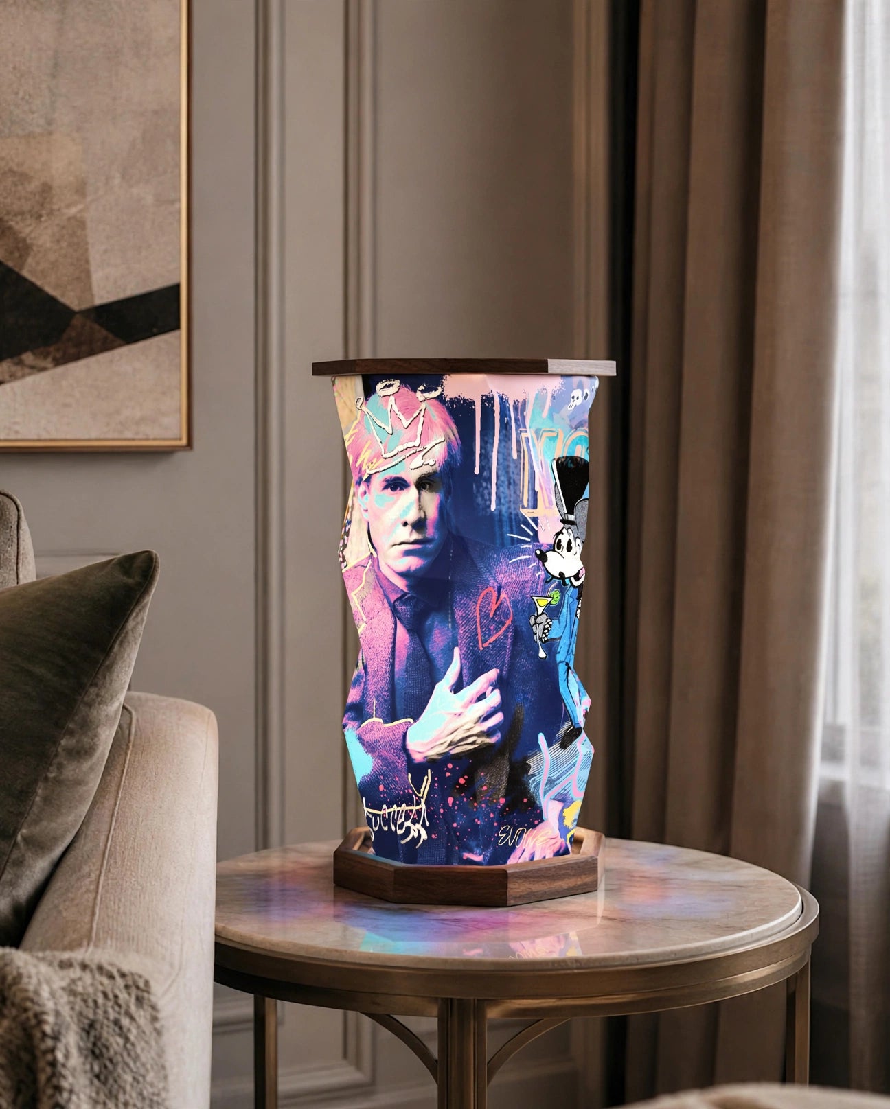 Warhol & Monroe -Lamp