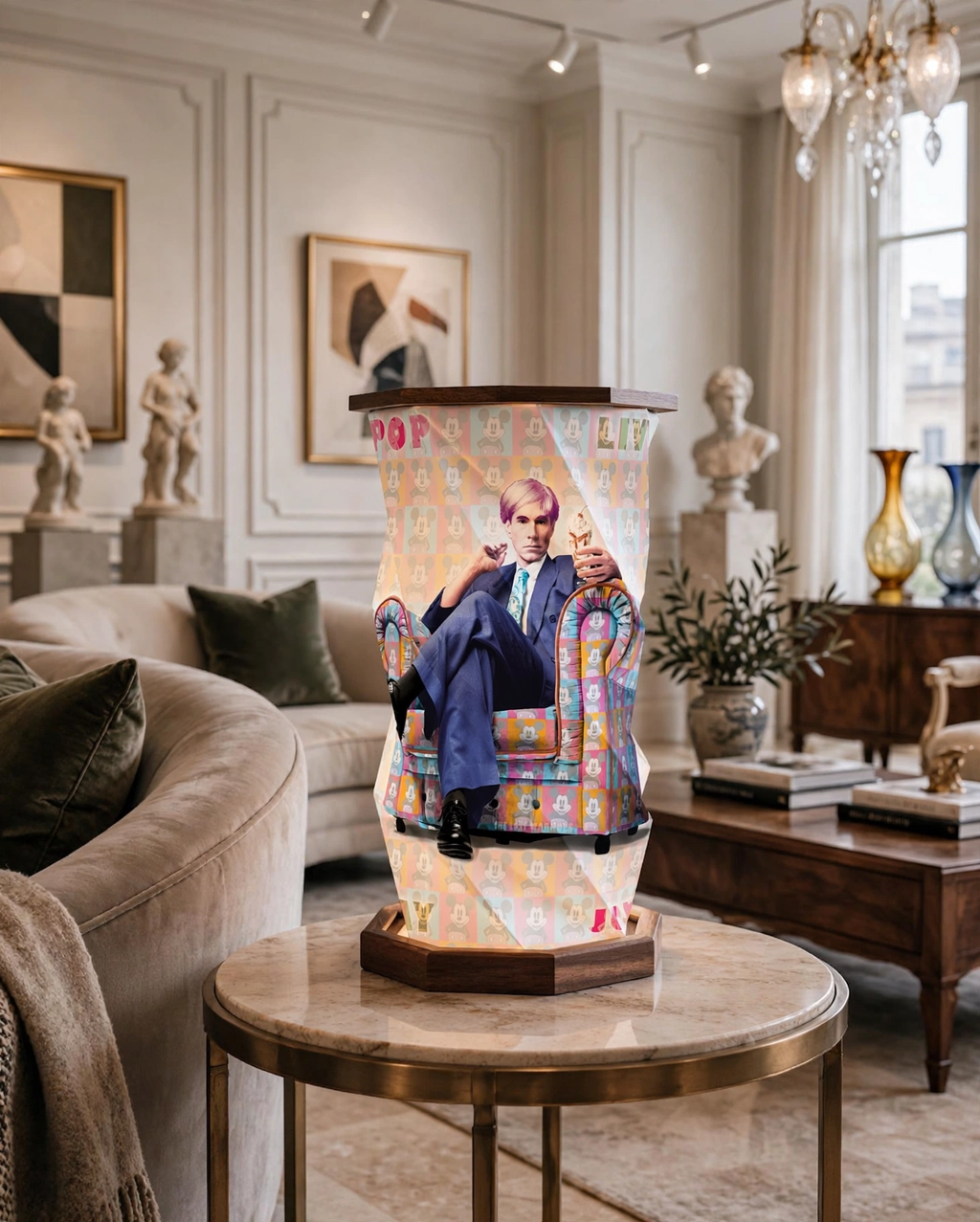 Warhol Pink Icon Chair - Lamp