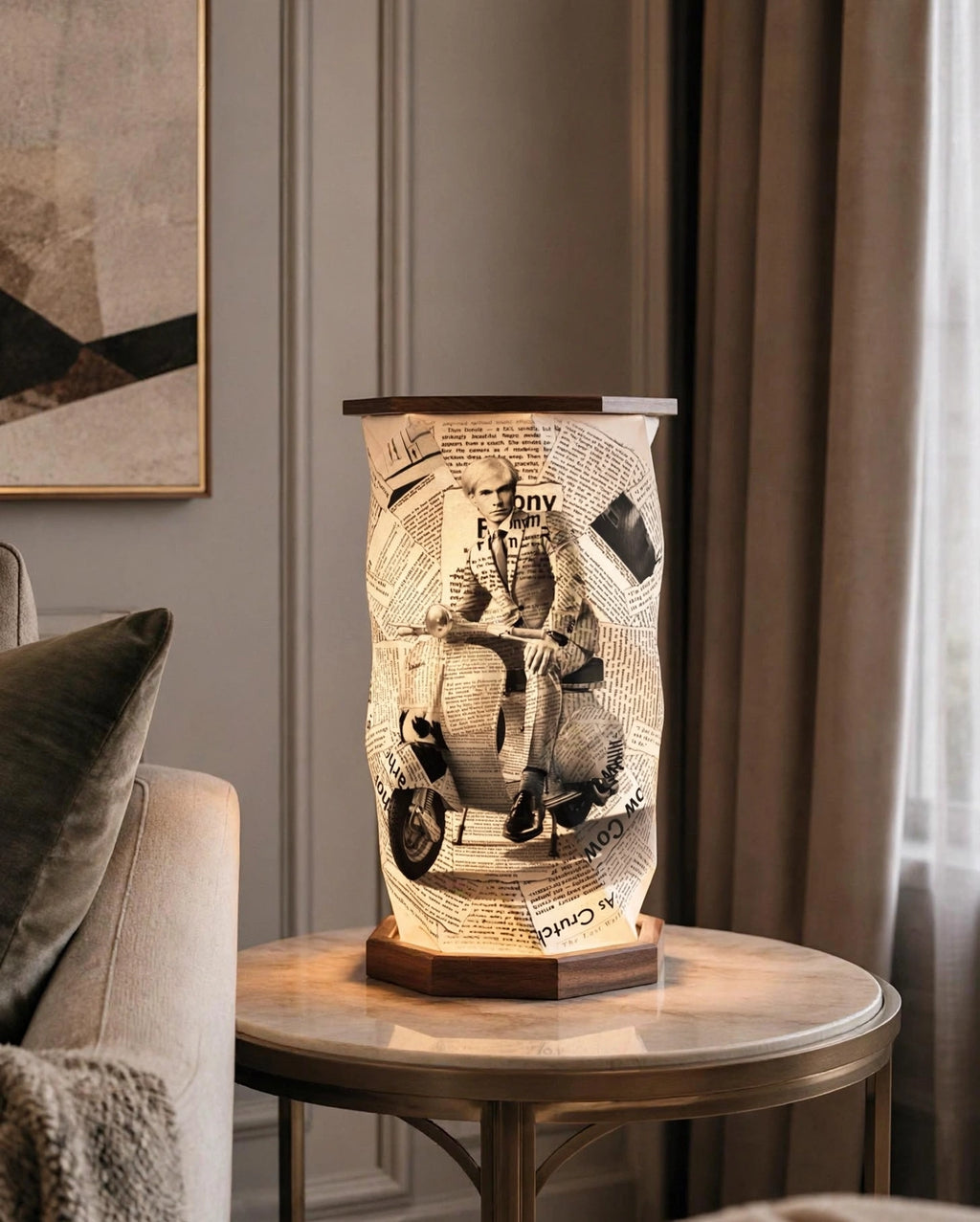 Warhol Vespa B&W – Lamp