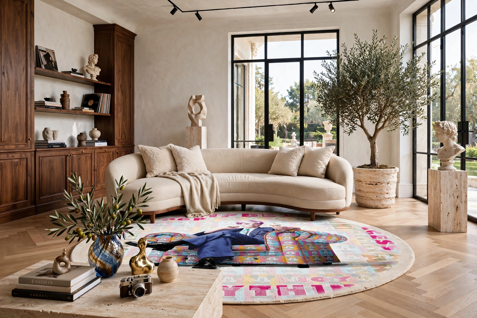 Warhol Pink Icon Chair - Rugs