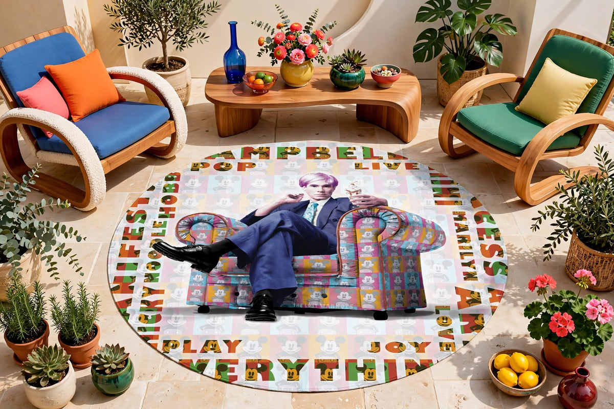 Warhol Green Icon Chair -Rugs