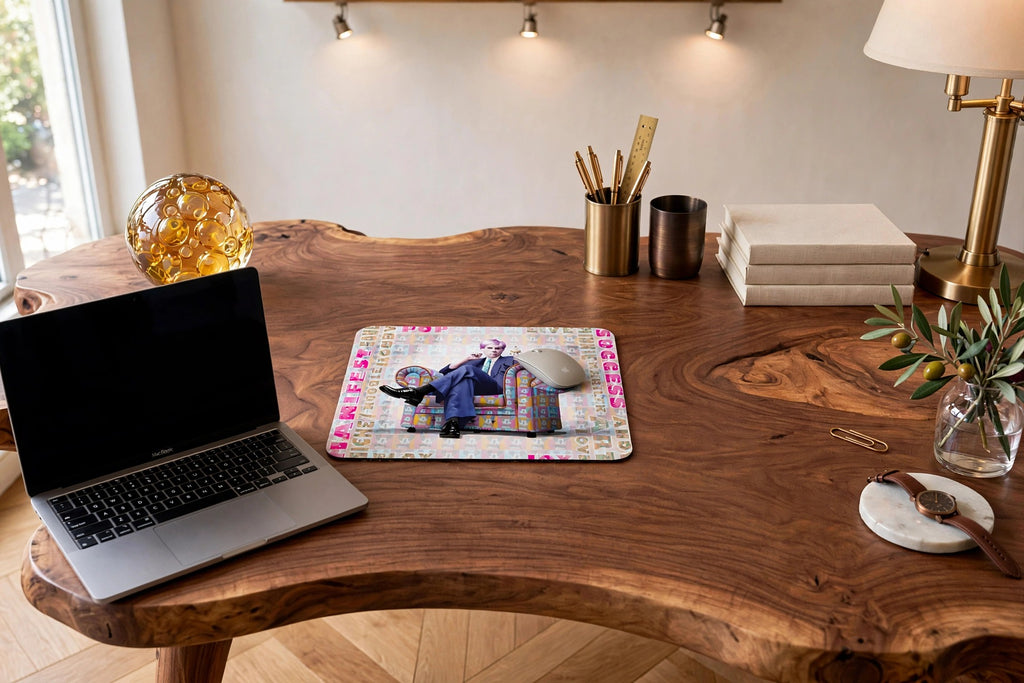 Warhol Pink Icon Chair - Mousepad