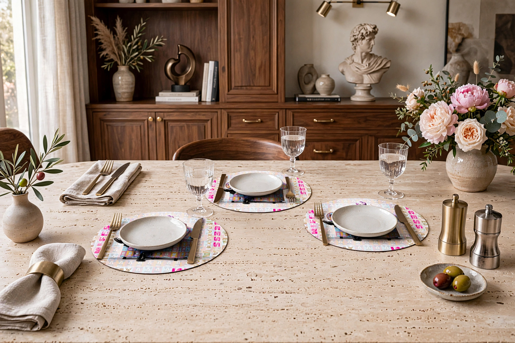 Warhol Pink Icon Chair - Placemat