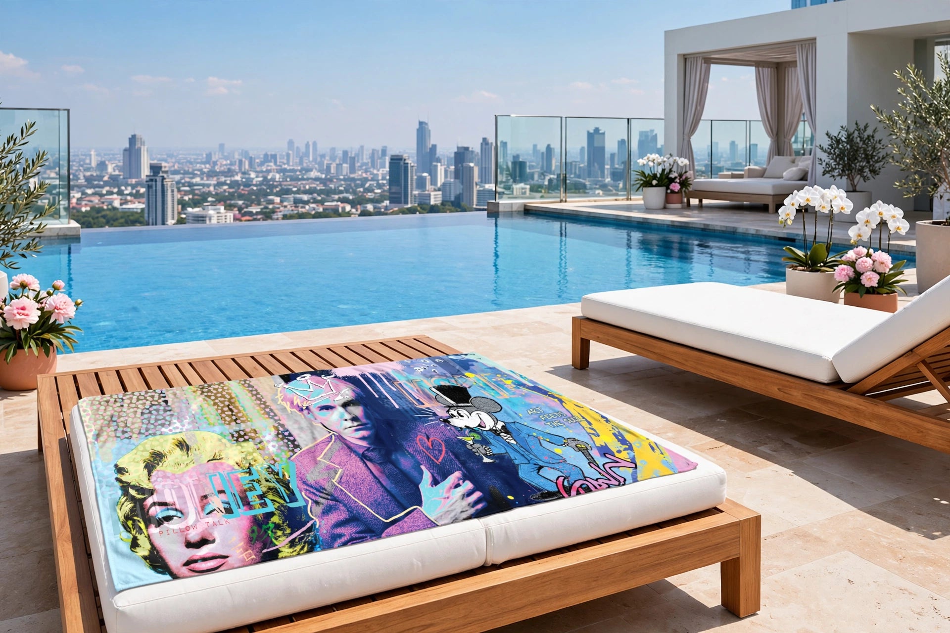 Warhol & Monroe - Beach Towel