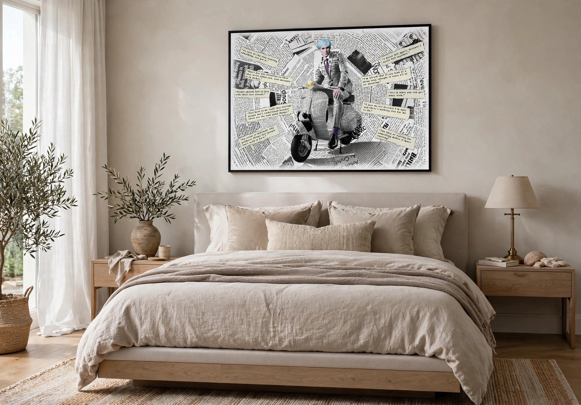 Warhol Vespa - Wall Covering