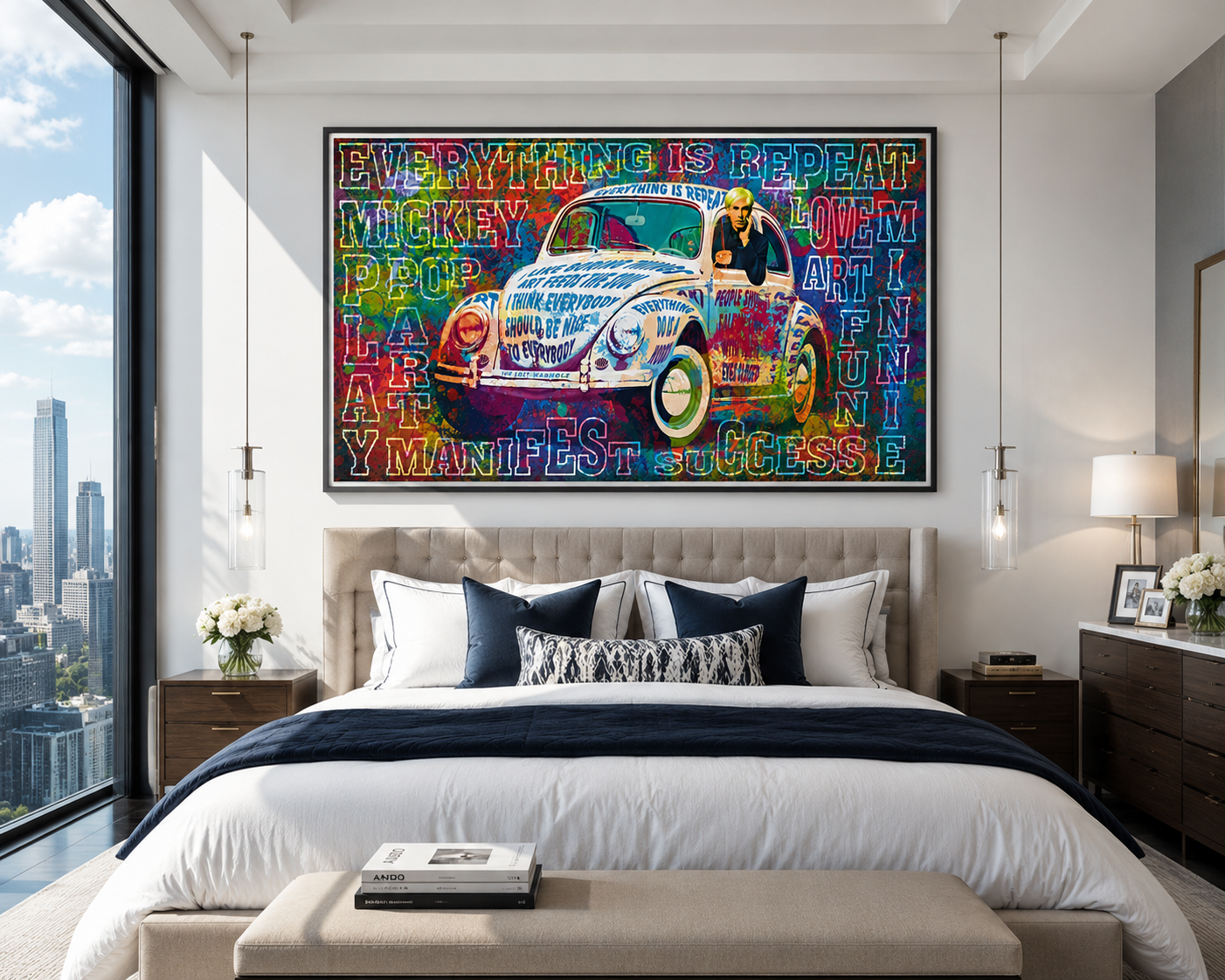 Warhol Beatles - Wall Covering