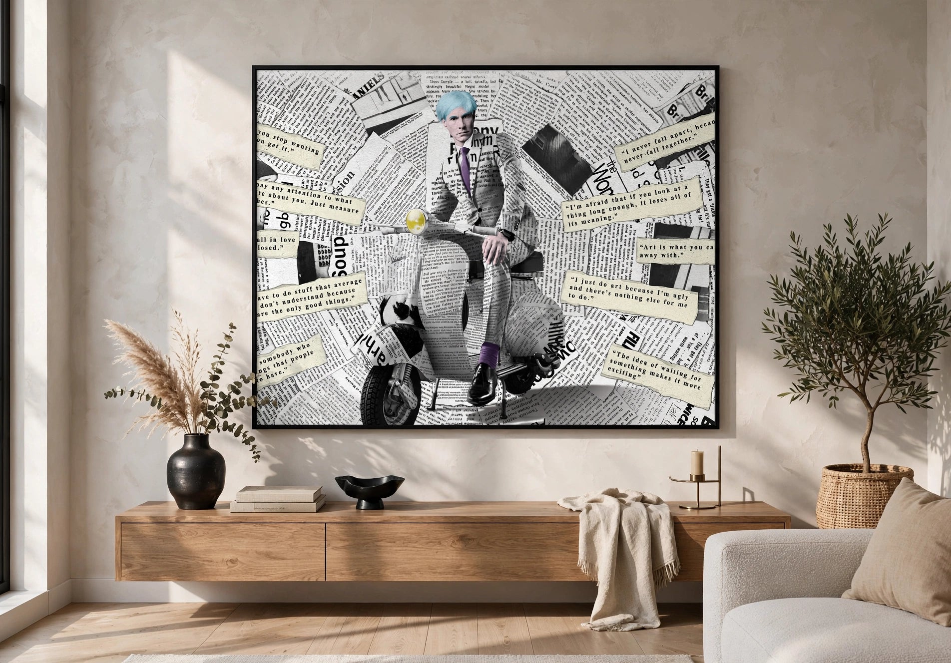 Warhol Vespa - Wall Covering
