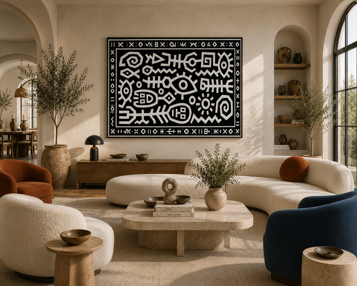 Tribal Icons - Wall Covering