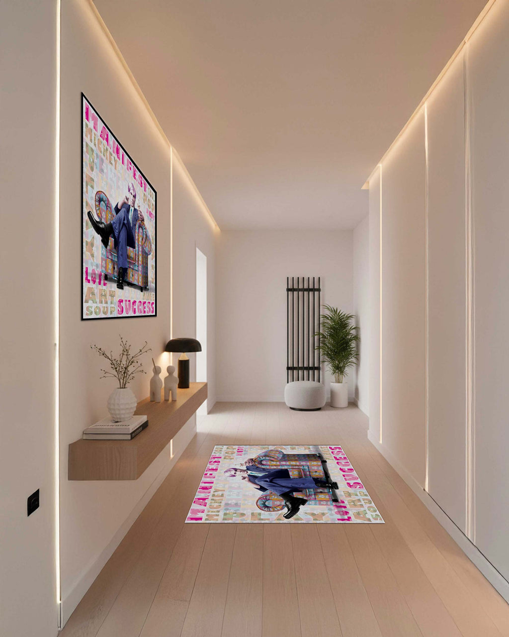 Warhol Pink Icon Chair - Rugs