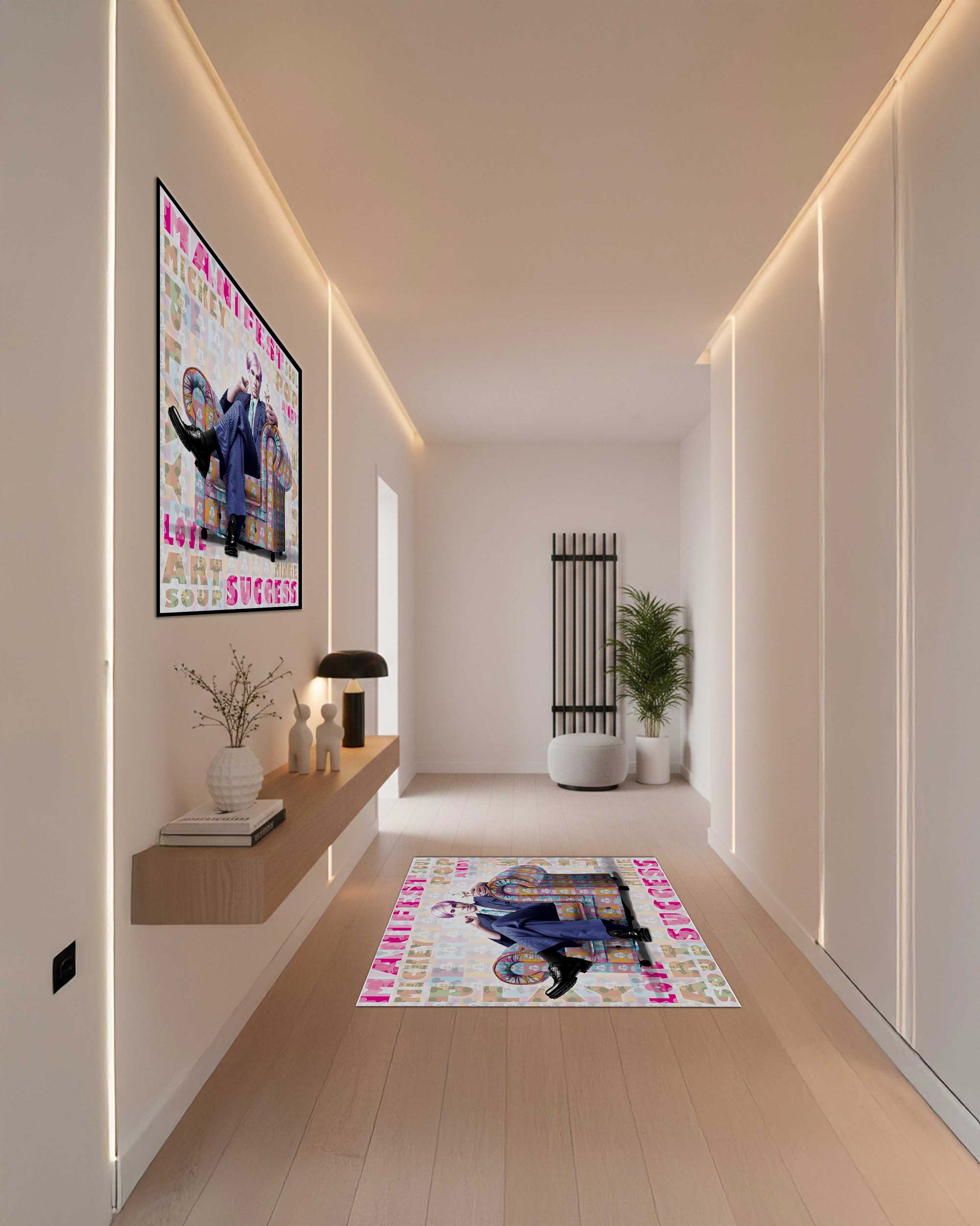 Warhol Pink Icon Chair - Rugs