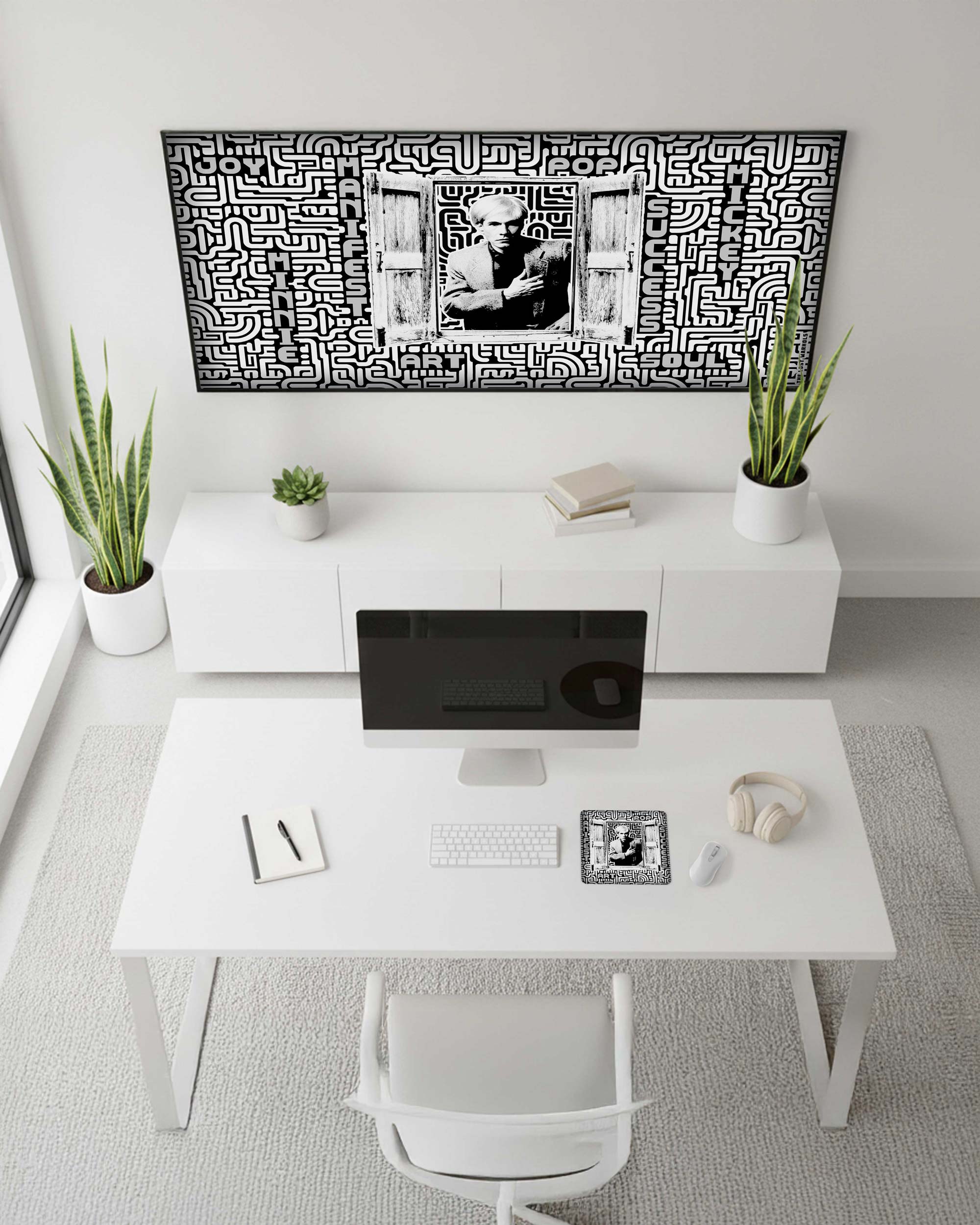Warhol Window - Mousepad