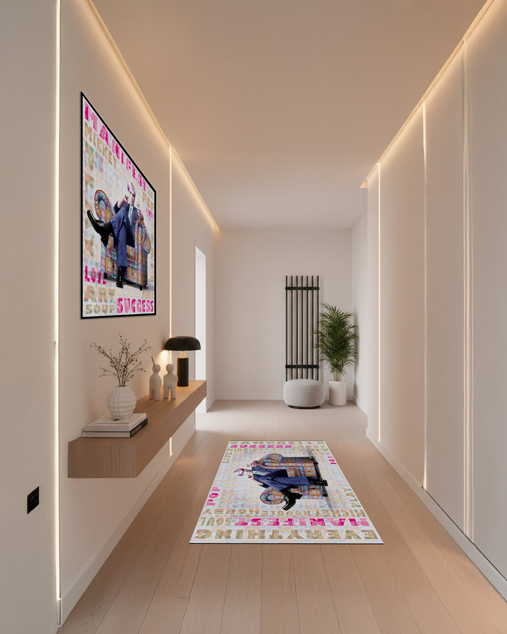 Warhol Pink Icon Chair - Rugs