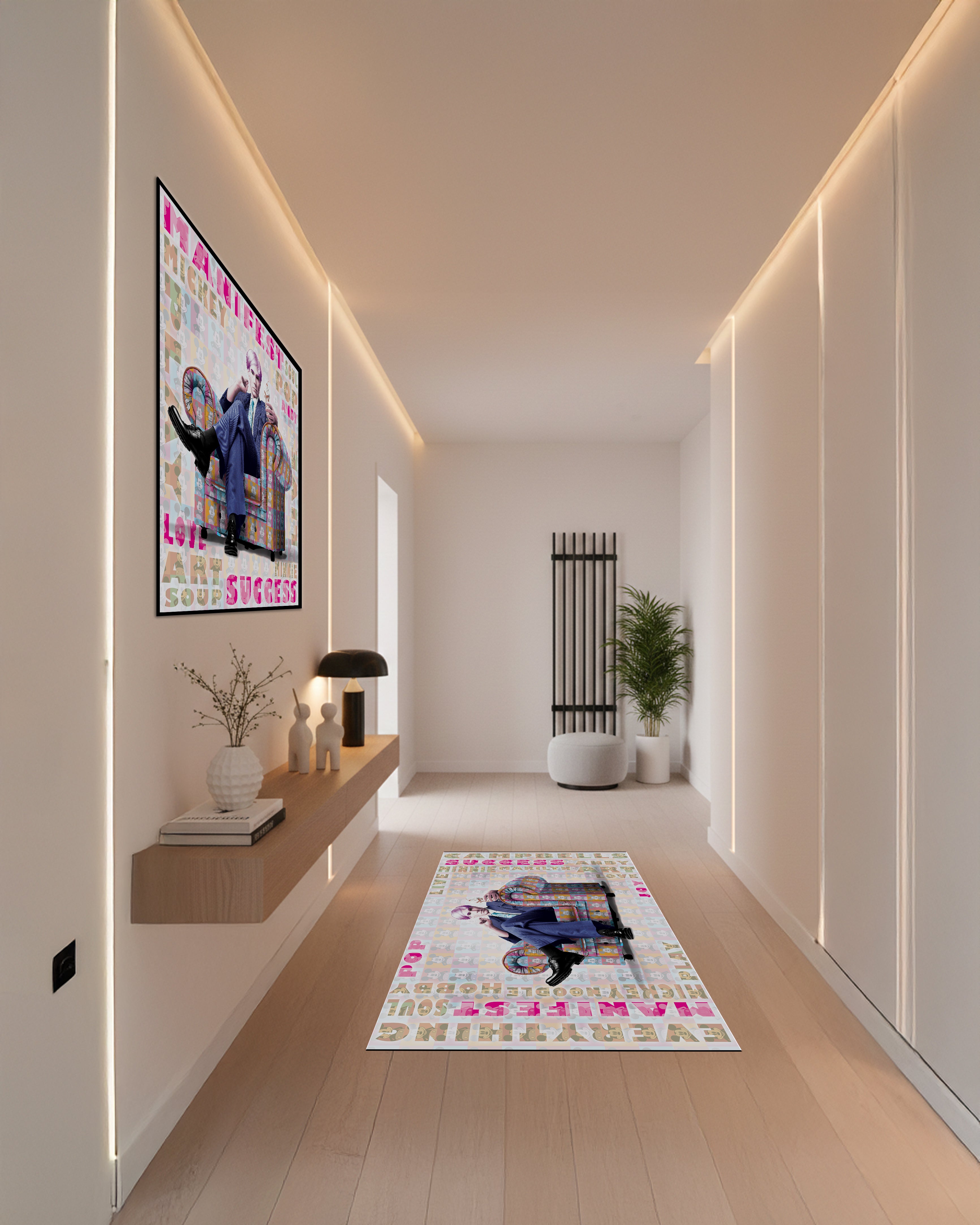 Warhol Pink Icon Chair - Rugs
