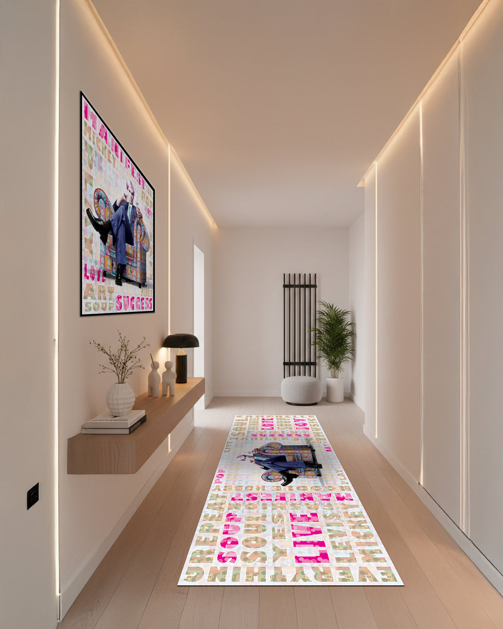 Warhol Pink Icon Chair - Rugs