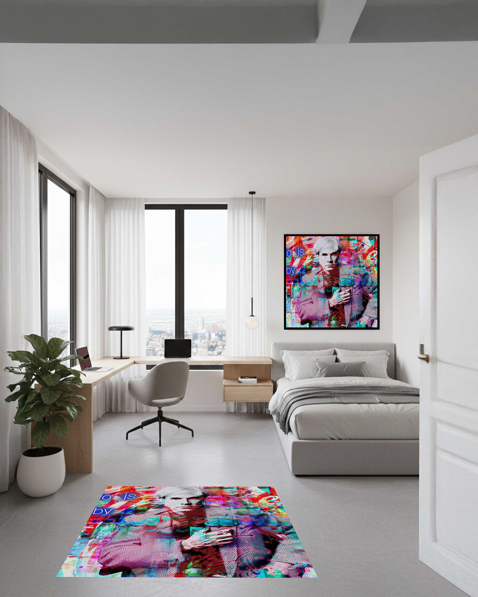 Warhol Chicken Soup Pop - Rugs