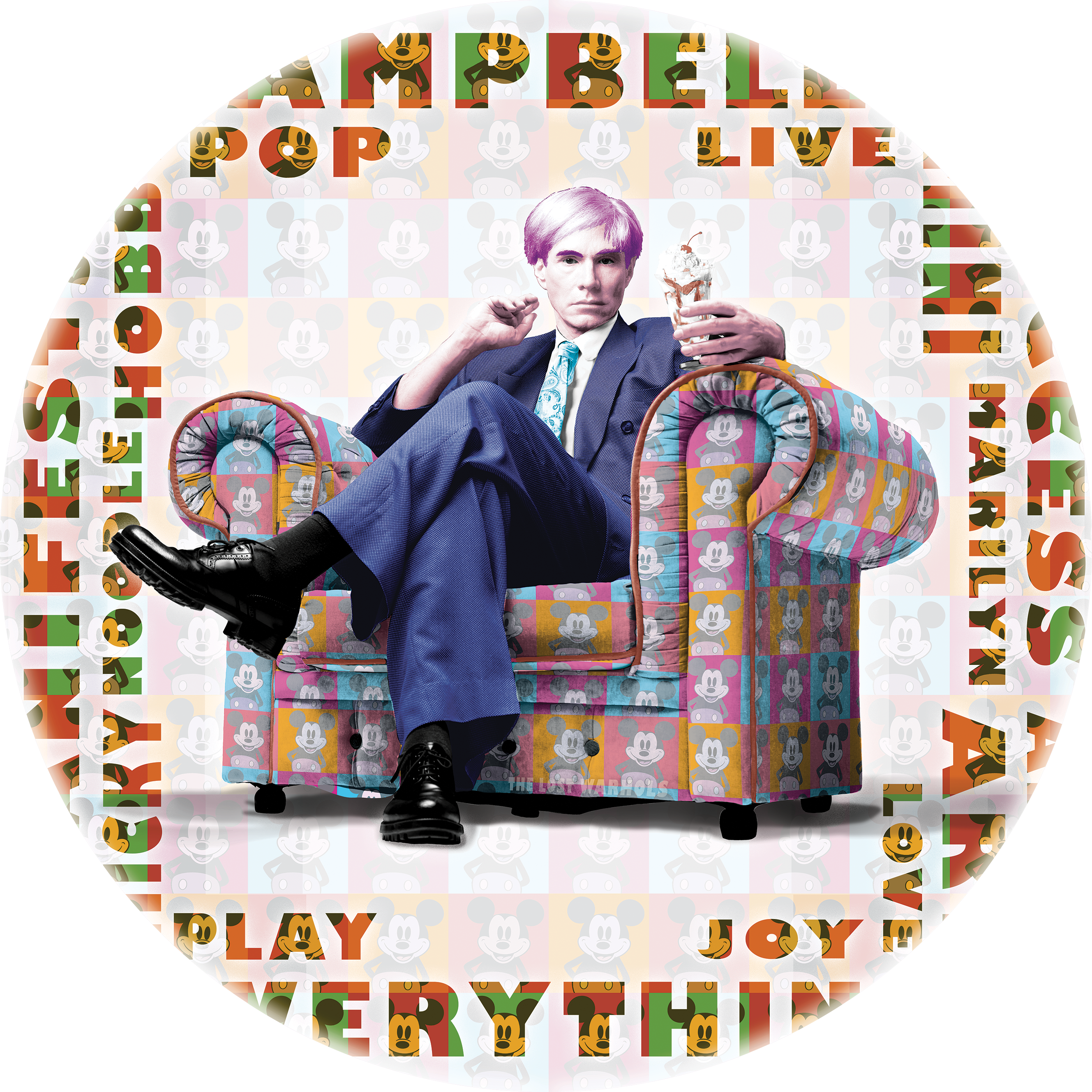 Warhol Green Icon Chair - Rugs