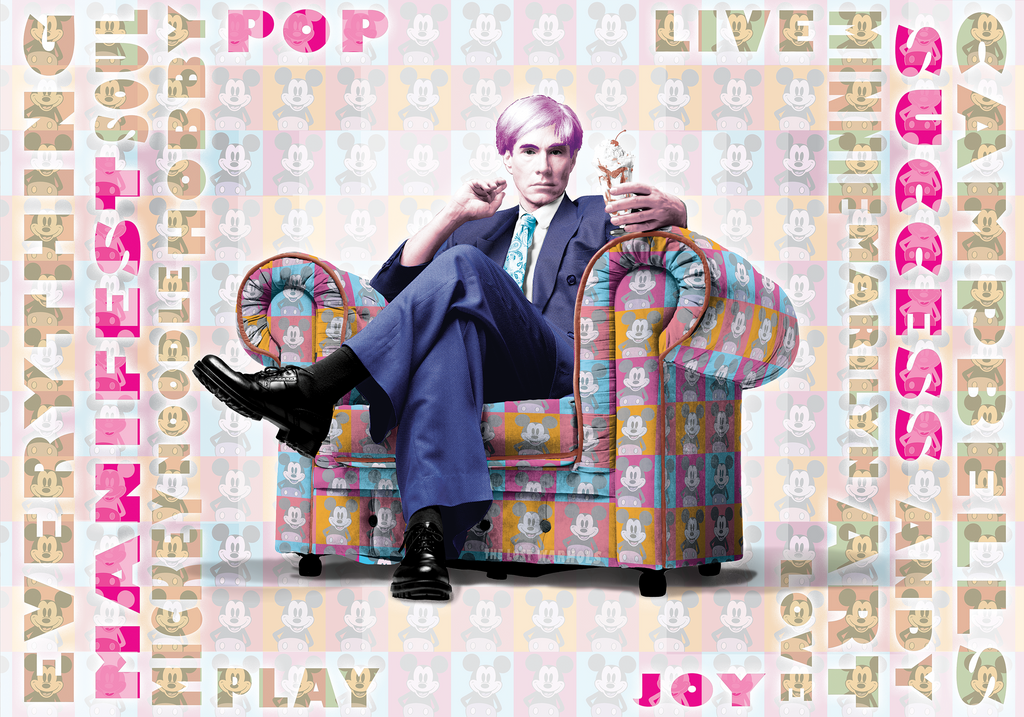 Warhol Pink Icon Chair - Lamp