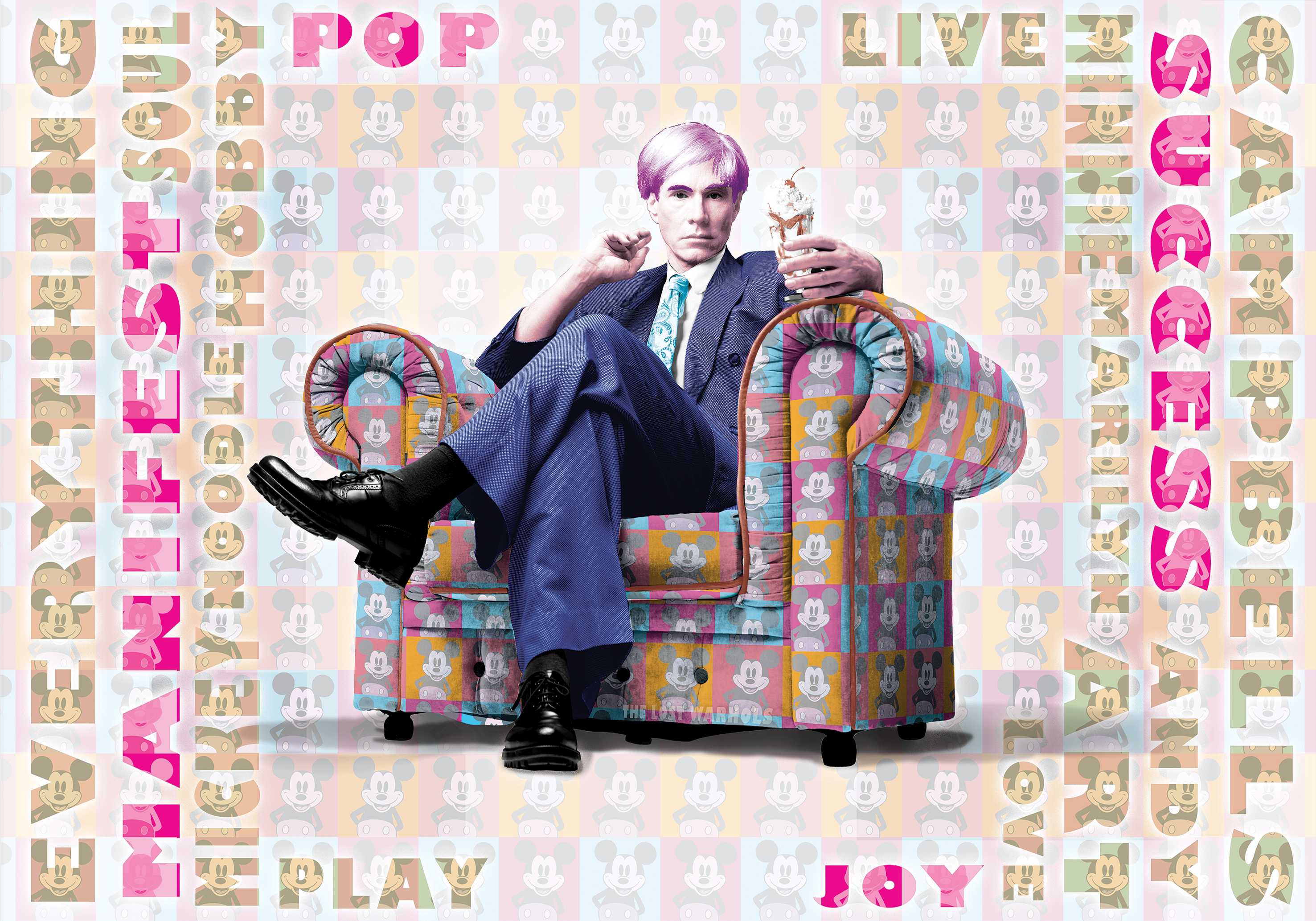 Warhol Pink Icon Chair - Lamp