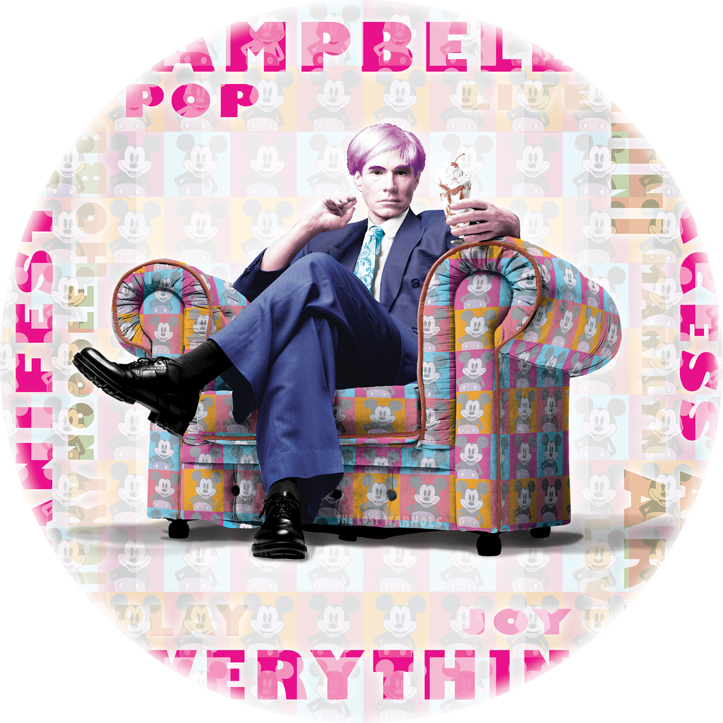 Warhol Pink Icon Chair - Rugs