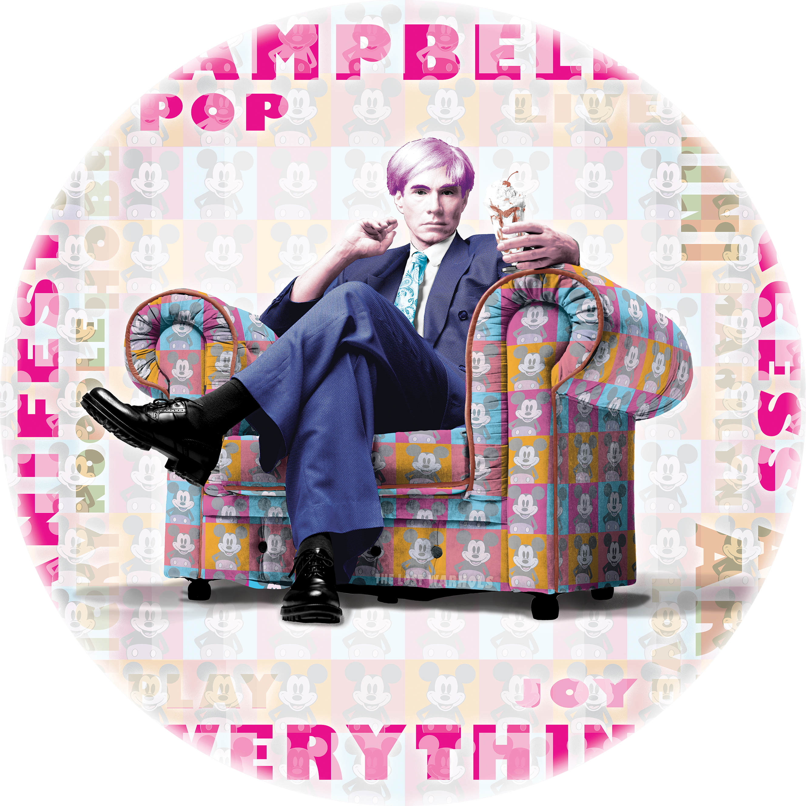 Warhol Pink Icon Chair - Rugs