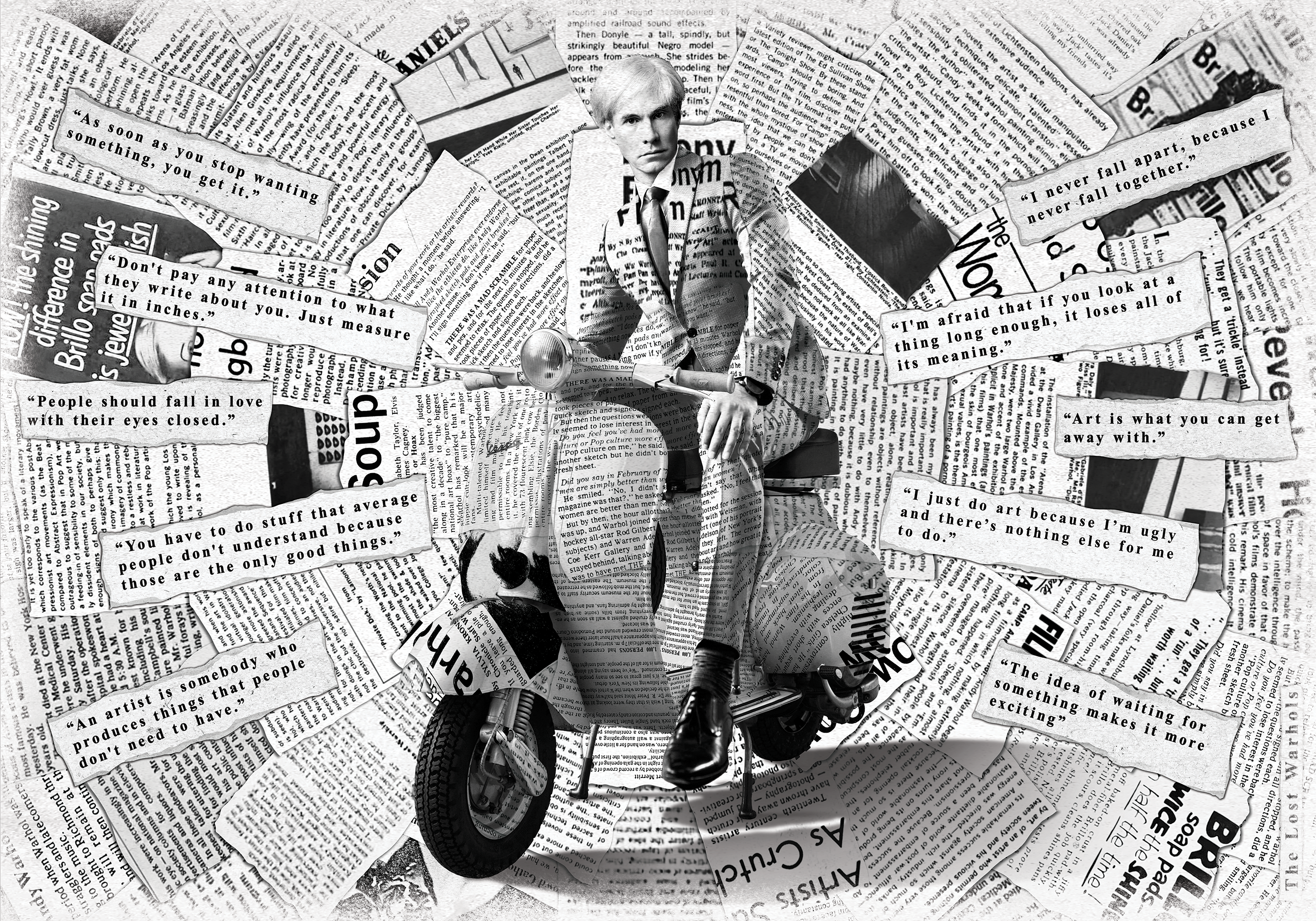Warhol Vespa B&W – Beddings