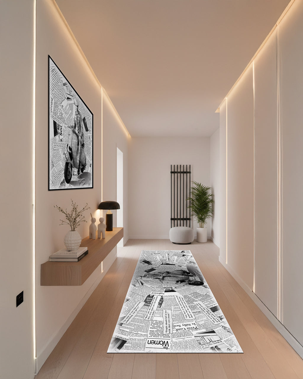Warhol Vespa B&W - Rugs