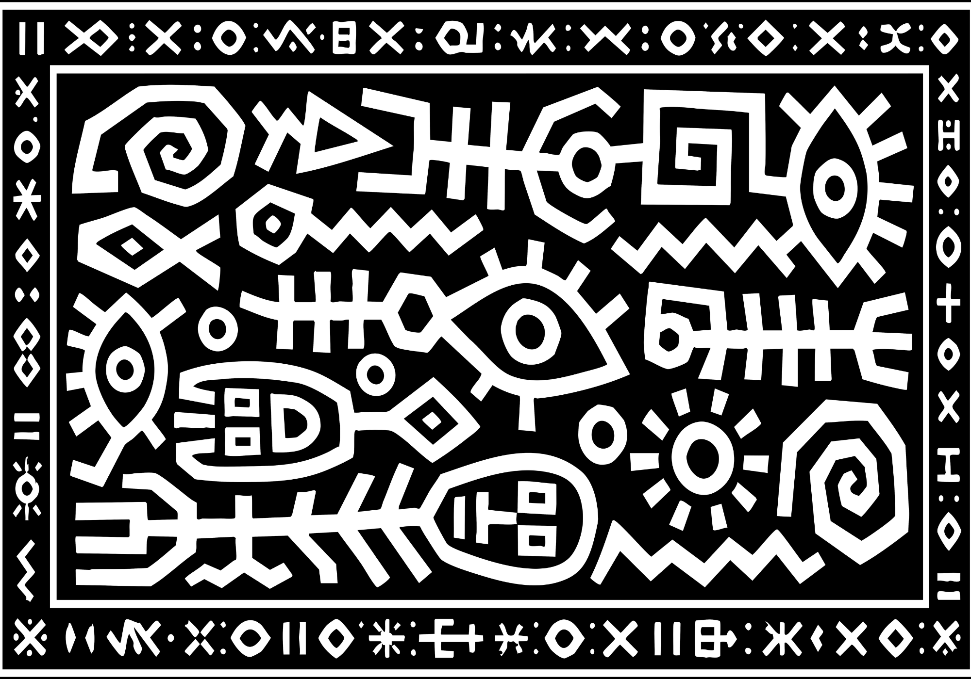 Tribal Icons - Lamp